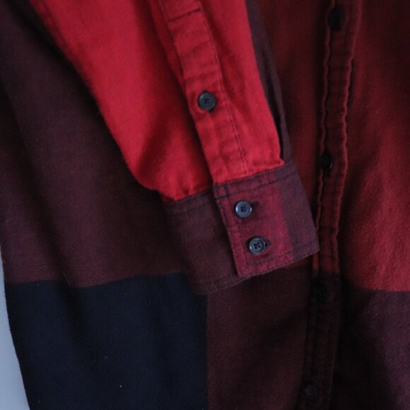 Wilfred Free Womens Red Sz S Plaid Buttoned Casual Layering Midi Dress - Picture 9 of 14